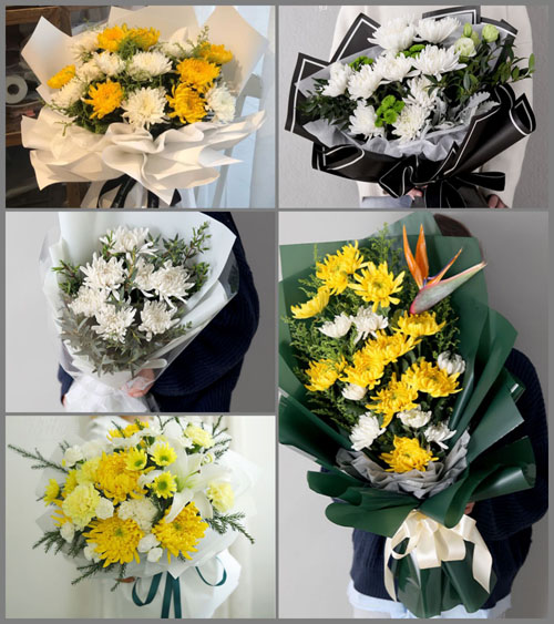 贵州贵阳修文县小箐乡凤凰村白事花束代送